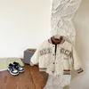 garçons vêtements de marque mode enfants marque bébé baseball jersey coton veste bébé coton veste rembourré manteau chaud monogrammé tops vêtements d'hiver