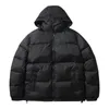 Jaqueta de inverno para baixo com capuz bordado jaqueta quente parka casaco masculino puffer jaquetas carta impressão outwear jaquetas de impressão de múltiplas cores