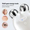 Dispositivos de cuidado facial Instrumento de belleza de microcorriente Dispositivo de piel eléctrico doméstico portátil Tambor 3D para masaje de elevación y estiramiento 231115