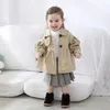 Jackets Fashion Baby Trench Coat Cotton Autumn Spring Girl Clothes Kids for Girls Coats Infant Outerwears Clothing 231116