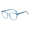 Blå ljusbeständiga glasögon för kvinnor Nytt mode myopia glasögon ram Internet Röd Samma typ av in platt linser