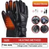 Hand Foot Warmer Loogdeel Unisex Winter Thermal Electric Thermal Gloves Waterproof Windproof Snowboard Cycling Motorcycle Ski Heating Hand Warmer 231116