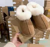 Australie bottes de neige concepteur femmes Mini botte plate-forme cheville chaud fourrure chaussons australien moelleux Fuzz Mule pantoufles