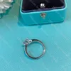 Designer anel de diamante feminino anel de noivado de alta qualidade 925 prata jóias anel de casamento dia dos namorados presente de natal