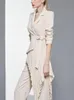 レディースツーピースパンツエストデザイナー女性ファッションブレザー2ピースセットパッチワークビンテージスーツジャケットストレートパンツスーツ女性シックな衣装231116