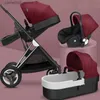 Passeggini # Passeggini di lusso Paesaggio alto passeggino kinderwagen da viaggio Carrozzina da viaggio Cestino Seggiolino auto passeggino Q231116