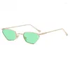 Sonnenbrille Vintage Für Frauen Männer Kleine Rahmen Katzenauge Brillen Candy Farbe Marke Designer Sonnenbrille Weiblich