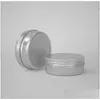 Boîtes de rangement Bacs 1Oz / 30ml Boîte ronde en aluminium Boîtes de conserve Bouteille Jar Couvercle supérieur Couvercle de stockage Barbe Baume à lèvres Huile Craem Vide Can Blank Me Dhqrx