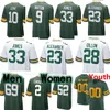 Reggie White Bart Starr Brett Favre Josh Jacobs Jordan Love Jaire Alexander Jayden Reed Romeo Doubs Dontayvion Wicks Christian Watson Rashan Gary Football Jersey