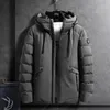 Jackets de jaquetas masculinas Jaqueta de inverno Men tapuza parka casaco de vento quente macho de zíper Solid Solid Down Coats M-4xl 231116