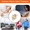 Ruimteverwarmers Cartoon handwarmers 1200 mAh elektrische handwarmer met 2 temperatuurniveaus Elektronica voor koud weer voor thuis studeren werken YQ231116