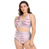 Maillots de bain pour femmes 2023 4XL Maillot de bain Image personnalisée Sexy Bikini Femme Travail manuel Maillot de bain pour grande taille High Cut Set String