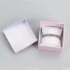 Contenitore di monili della spugna di carta dell'involucro di regalo 2PCS/lot Scatola del pacchetto di compleanno della ragazza facile rosa blu-chiaro quadrata