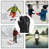 Hand Foot Warmer Electric uppvärmda handskar för cykel Motorcykelcykel Ski Outdoor Winter Hand varmare USB Termisk pekskärm Vattentäta handskar 231116