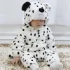 Rompers Baby Rompers Baby Girl Clothes Kigurumi Kids Onesie Cosplay Costume Born Boy Pajama Flannel Warm Soft Jumpsuit 0-24M 231115