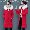 Casacos de Trench das Mulheres 2023 Algodão-acolchoado Jaqueta Mulheres Longo Inverno Versão Coreana Down Slim Fino