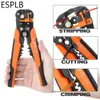 Pliers ESPLB Wire Stripper Self-adjusting Cable Cutter Crimper Automatic Stripping Tool Cutting for Industry 230414