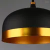 Hanglampen Amerikaans vintage kroonluchter zwart wit goud saldoor bede -eettafel aluminium lichtbevestiging 110V 220V glans