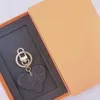 Дизайнерский матч-матч Llavero Keyring Мужчины в форме сердца Keyring Women Women Chain Charm Key с подарочной коробкой