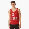 Men's Tank Tops I Love Tren Top Men's Clothes Luxury Style Basketball Clothing T Shirt Sleeveless Gym Shirts