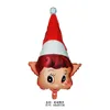 Nueva decoración del partido Feliz Navidad Conjunto de globos Elf Elk Santa Claus Estrella Globos de aluminio Decoraciones del año Hogar Suministros de decoración de Navidad 116