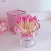 Cotton Swab 100 Pcs/Pack Pink Double Head Cotton Swab Sticks Female Makeup RemoverCotton Buds Tip For Medical Nose Ears CleaningL231117