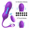Jouets pour adultes vibrateur télescopique pour femmes boule vaginale télécommande oeuf vibrant stimulateur clitoridien Massage du point G balle gode vibrateur 231030