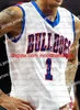 College basketbal draagt op maat gemaakte Louisiana Tech College basketbaltruien Karl Malone Daquan Bracey Ledoux Amorie Archibald Jean Muhammed