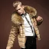 Men's Jackets Thick Warm Coat Autumn and Winter Large Fur Collar Faux Youth Casual Trend Mink Short 231115