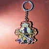 Keychains Final Fantasy Game Acrylic Keychain Pendants Double-Sided Keyring Car Bag Accessories Key Chain Men Ring Gifts