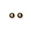 Boucles d'oreilles Style Baroque couleur or bouton en métal boucle d'oreille Figure Vintage femmes bohème bijoux Vlentine cadeau Pendientes