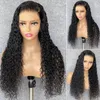 Deep Wave Lace Frontal Perruques de cheveux humains 4x4 5x5 6x6 7x7 13x4 13x6 360 Full Lace Wigs pour les femmes Couleur naturelle Pré plumé Perruques sans colle