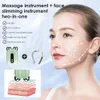 Ansiktsvårdsenheter EMS Massager Roller Microcourrent Lifting Machine Vface Skin Rejuvenation AntiWrinkle Beauty Device 231115