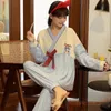 Vêtements de nuit pour femmes Automne Hiver Style Pyjamas Femmes Japonais À Manches Longues Kimono Belle Lâche Décontracté Maison Vêtements Vêtements De Nuit Féminins Vêtements De Nuit 231116