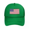Ball Caps Gepersonaliseerde Vlag Van Verenigde Staten Baseball Cap Outdoor Heren Dames Verstelbare Trucker Hat Lente