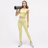 Yoga Outfit ZenYoga ESSENCIAL Gym Bras Mulheres Crop Tops Plain Soft Nylon Push Up Acolchoado Fitness Workout Sports Bra com almofadas removíveis