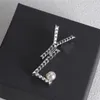 Designer Diamond Broche Voor Vrouwen Luxe Sieraden Heren Brief Parel Broche Pak Accessoires Ornamenten Legering Mode Broches Geschenken Voor Vrouw
