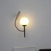 벽 램프 북유럽 디자이너 Maison Dada Sachi Sacha Glass Ball Lamp Art Deco 미러 로비어 통로 침대 옆.