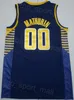 Maglia da basket Stitched City Tyrese Haliburton 0 Uomo Bennedict Mathurin 00 Reggie Miller 31 Squadra vintage Nero Blu navy Bianco Colore giallo per gli appassionati di sport Alta