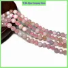 Pierres précieuses en vrac perles de pierre naturelle 2/3/4 MM facettes Morganite pierre précieuse ronde pour la fabrication de bijoux Bracelet à bricoler soi-même collier breloques 15''