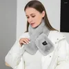 Bandanas Outdoor Warm Electric Heating Scarf Pads Three Gear Temperature USB Heated Thermal Shawl Neck Brace Bib