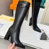 New letter leather boots fashion long boots women stretch knit sock boot slimming elastic high heels boot cowhide patchwork knight boots luxury knee boots