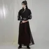 الأسلوب الصيني الخالد على غرار الأزياء القديمة Xiake Scholar Summer Retro Hanfu Men Full Hanfu أصلي أصلي