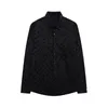 Long-sleeved shirt Designer Luxury Men's Dress Shirts Male Long Sleeve Business Casual Embroidery Shirt Spring Autumn Flex Collar Stretch m-3xl