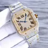 Luxury Watch Diamond Watch Mens Automatic Mechanical 40mm Sapphire Business Women Wristwatch High-end rostfritt stålbälte