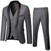 Abiti da uomo Blazer da uomo Abito da sposa Abito da ballo Giacca Pantaloni Gilet Set Slim Fit Smoking Giacca da uomo Personalizzata Stile britannico Abbigliamento da sposo 231115