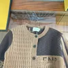 Brand Knitted baby cardigan Splicing design designer kids sweater Size 100-160 round neck Single Breasted child Jacket Nov15