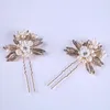 Klipy do włosów 1PCS Fashion Flower kształt biżuterii Bijoux Crystal Pearl grzebień hurtowy ślub dla kobiet akcesoria Prezent