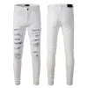 2023 Мужские джинсы Новое прибытие Amirs Mens Luxury Designer Denim Jeans Holes Blous