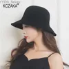 Wide Brim Hats Bucket Hats Summer Women's Sun Hat Outdoor Knitted Shade Sun Protection Beach Hats for Ladies Breathable Wide Brim Visor Hat Fisherman's Cap YQ231116